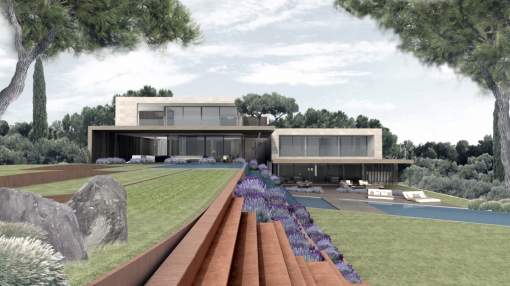 Plot with project and fantastic views in Son Vida Plot with project and fantastic views in Son Vida